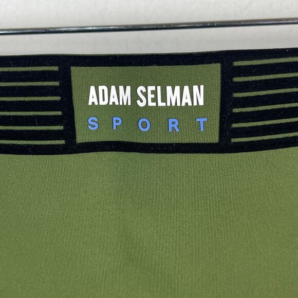 Adam Selman Sport Bonded Active Legging Green High Rise Athleisure Women's Small - Picture 5 of 10